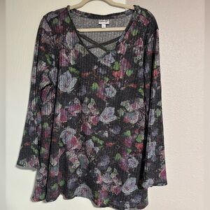 Floral Print Women's Top